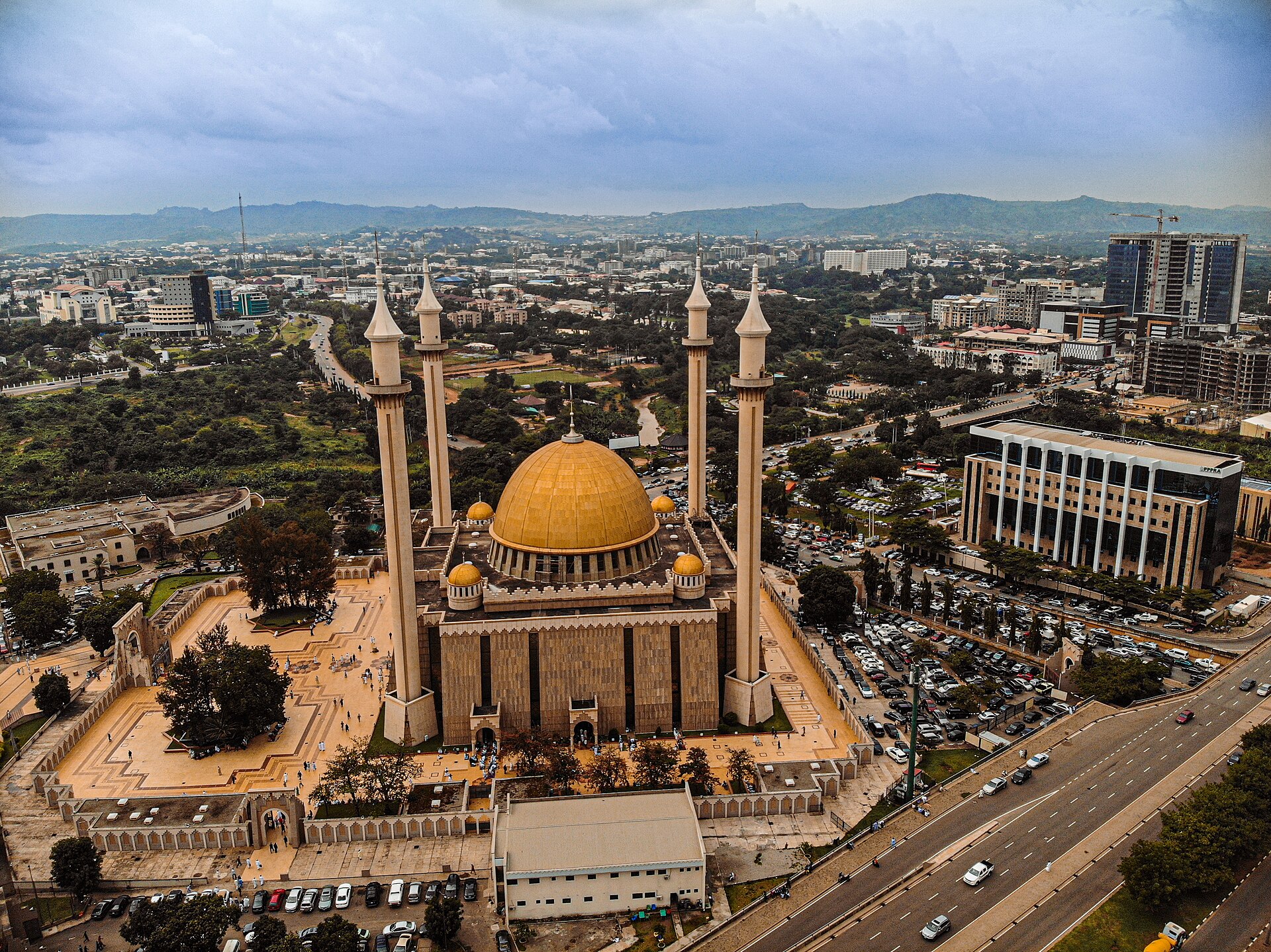 Abuja landmark and city view