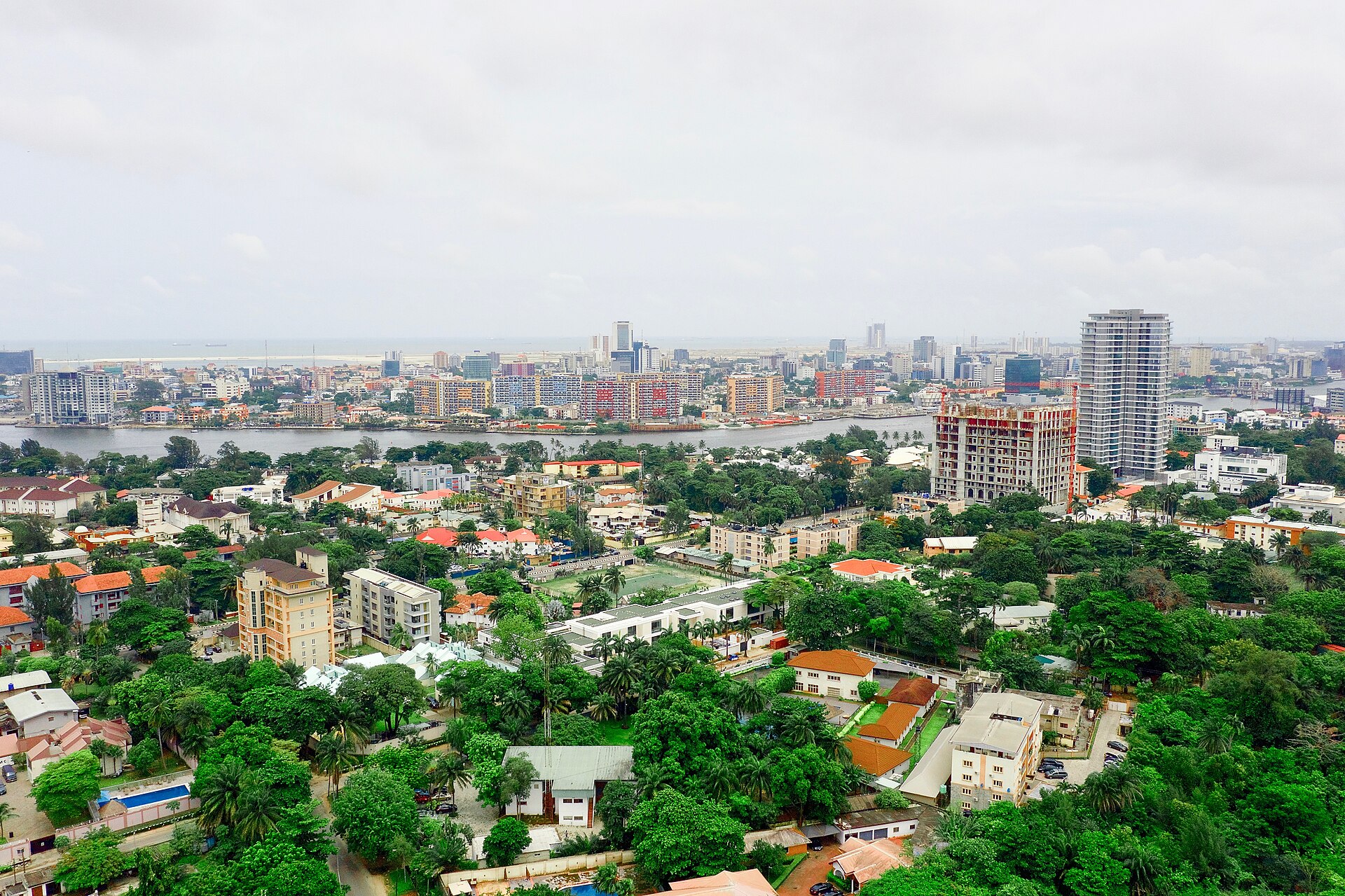 Lagos residential view